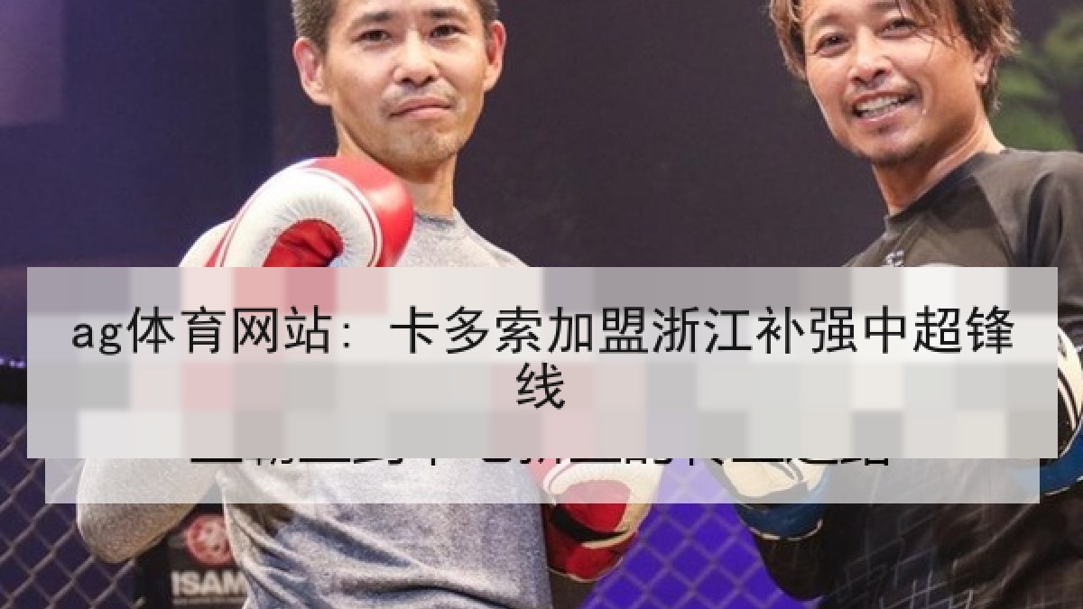 ag体育网站: 卡多索加盟浙江补强中超锋线